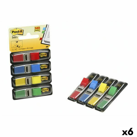 Set of Sticky Notes Post-it 683-4 Multicolour 12 x 43,1 mm (6 Units)-0